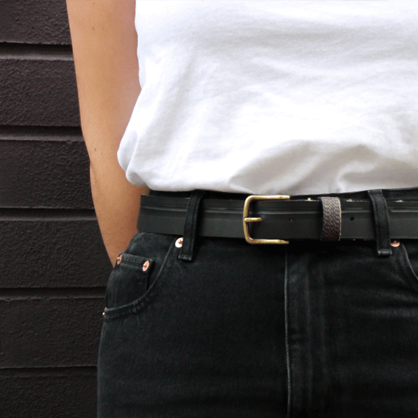 Belt upcycled from Car Tyres -Textile