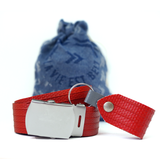 Perfect Combo firefighter red belt + key ring + pouch